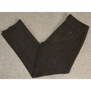 Travis‎ Mathew Golf Pants Mens 34x31 Gray Open to Close Golf Pin Striped Pleated